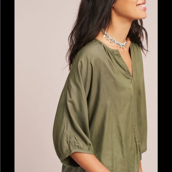 Anthropologie Porridge Odette Tee EUC - Picture 2 of 8